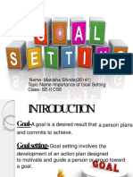 Importance of Goal Setting