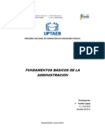 Fundamentos de La Administacion