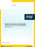 Guía de recursos de Salud Mental 2010-2011