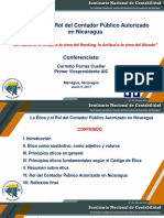 07 La Etica y El Rol Del Contador Publico Autorizado en Nicaragua Cornelio Porras Cuellar SNC2017 PDF