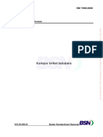 SNI 7498 2008 Kompor Briket Batubara PDF