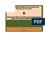 Tips Menjadi PPDS Anestesiologi Dan Reanimasi FK Unair PDF