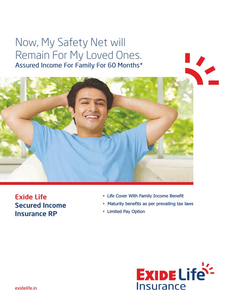 Exide Life Secured Income Insurance Plan | PDF | Life Insurance ...