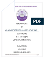 Administrative Policies of Akbar