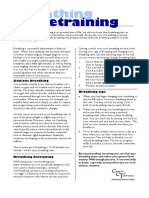 Anxiety Information Sheet - 03 - Breathing Retraining