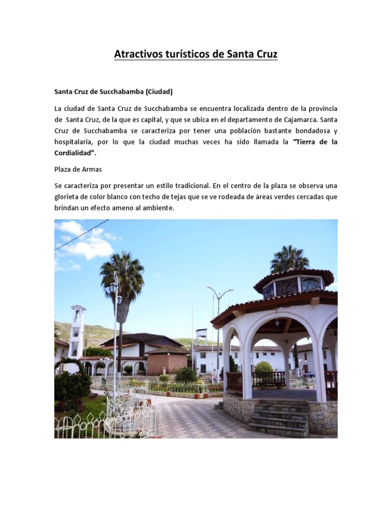 Atractivos Turísticos de Santa Cruz | PDF | Color | Los bosques