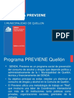 Programa Previene: I.Municipalidad de Quellon