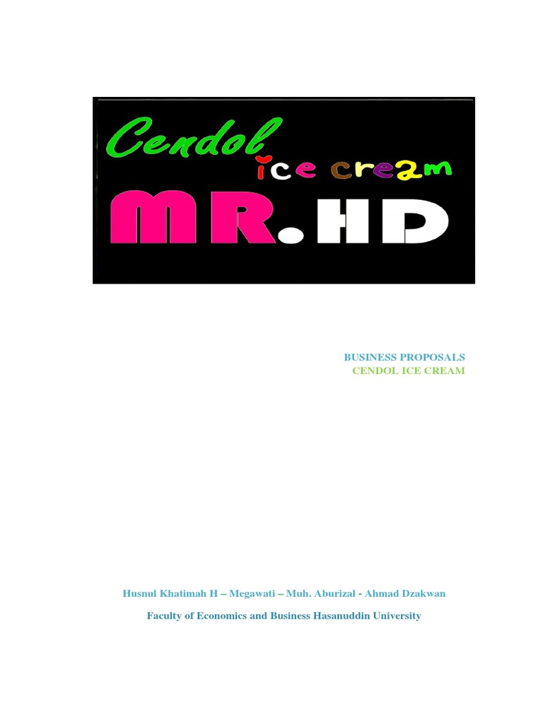 Business Proposals PDF Foods Marketing