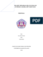 Analisi Kinerja Kpu Minahasa Selatan Dalam Pelaksanaan Pemilu Legislatif Tahun 2014