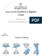 Geometria Analítica e Álgebra Linear - Seções Cônicas