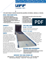 Steel Yard Ramps: The Yard Ramp Is Easily Moved Into Position at Trailers, Railcars, or Docks