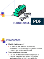 Maintenance