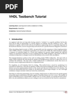 Vhdl Testbench Tutorial Vhdl Areas Of Computer Science