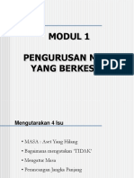 Modul 1 - Pengurusan Masa Yang Berkesan