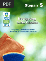 Navigating Safer Choice: Stepan'S Cleangredients Product & Formulation Guide