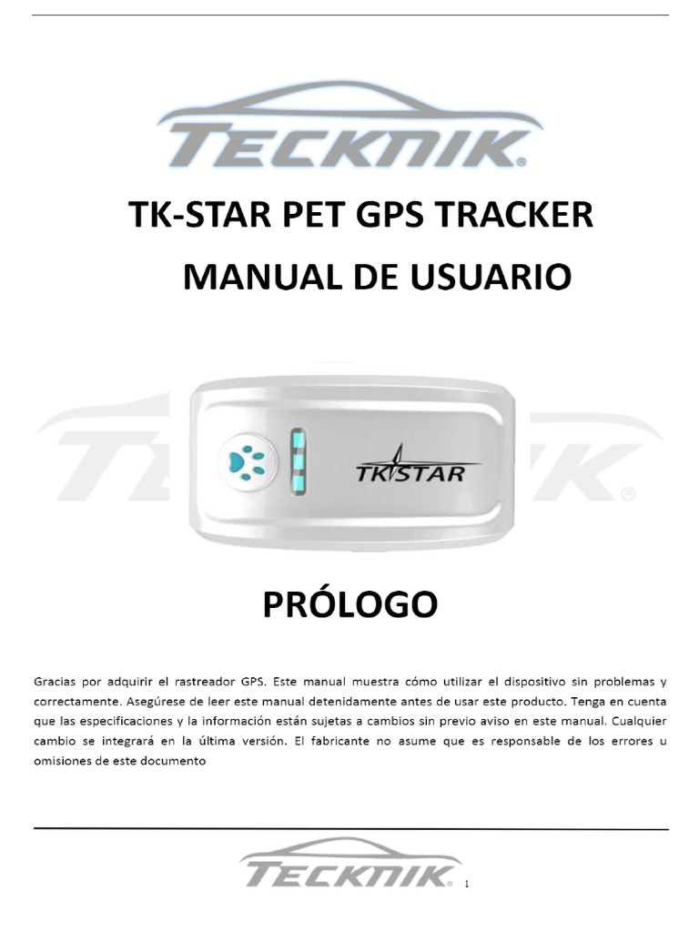 Agurk skitse industrialisere Tk-Star Pet Gps Tracker Manual de Usuario PDF | PDF