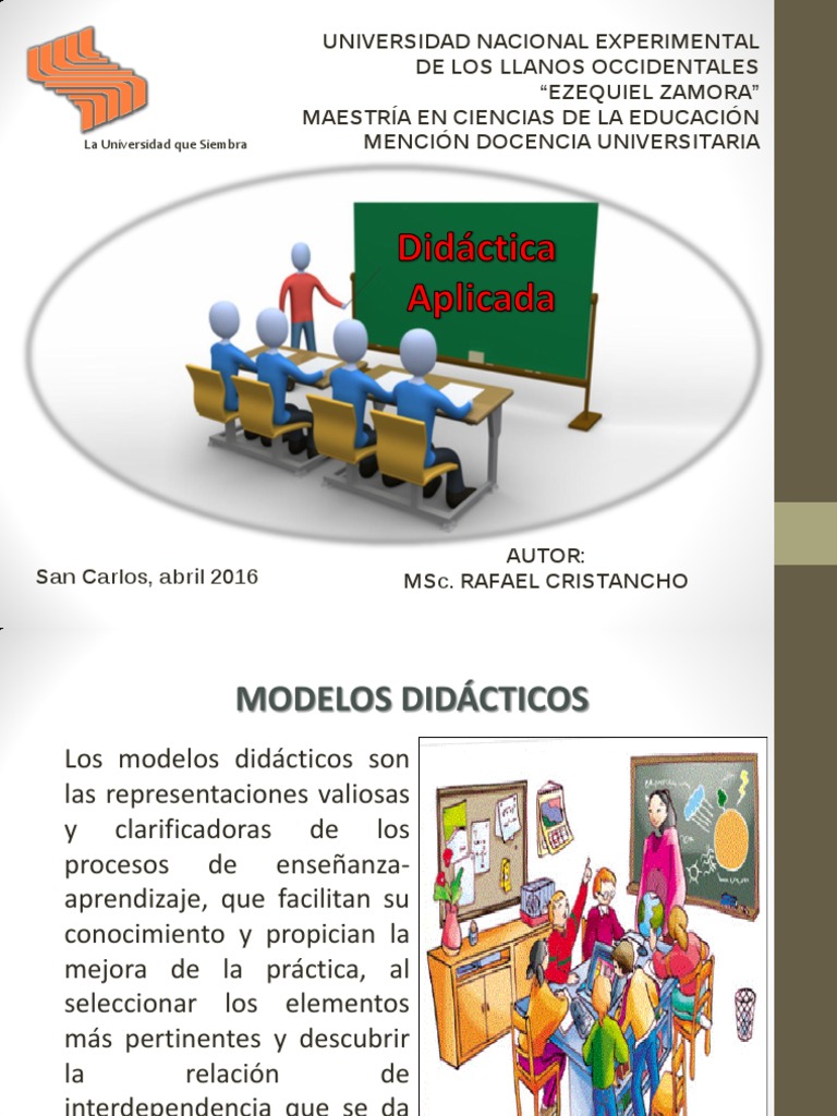 Modelos Didacticos | PDF | Maestros | Aprendizaje