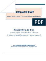 Sistema de Recaudación y Control de Agentes de Recaudación (SIRCAR