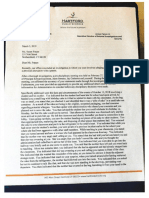 iNVESTIGATION CLEARANCE LETTERS