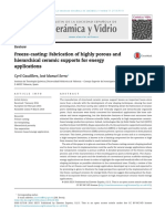 Freeze-Casting: Fabrication of Highly Porous and Hierarchical Ceramic Supports For Energy Applications