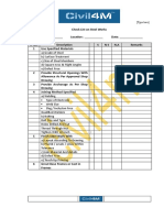 Steel Checklist Audit