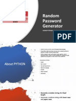 Generate secure random passwords using Python