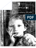 HENRI WALLON La Evolucion Psicologica Del Nino