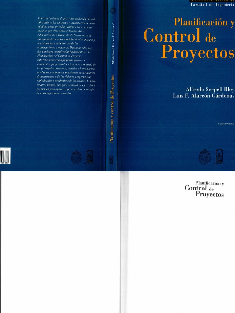 Libro - Planificacion y Control de Proyectos - Serpell PDF | PDF