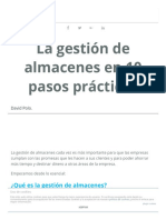 La Gestión de Almacenes en 8 Pasos Prácticos