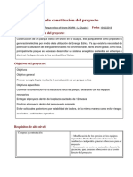 Formato de Acta de Inicio Del Proyecto Primera Parte