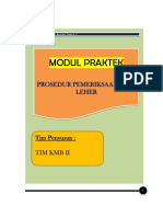 Modul Pemeriksaan Palpasi Leher