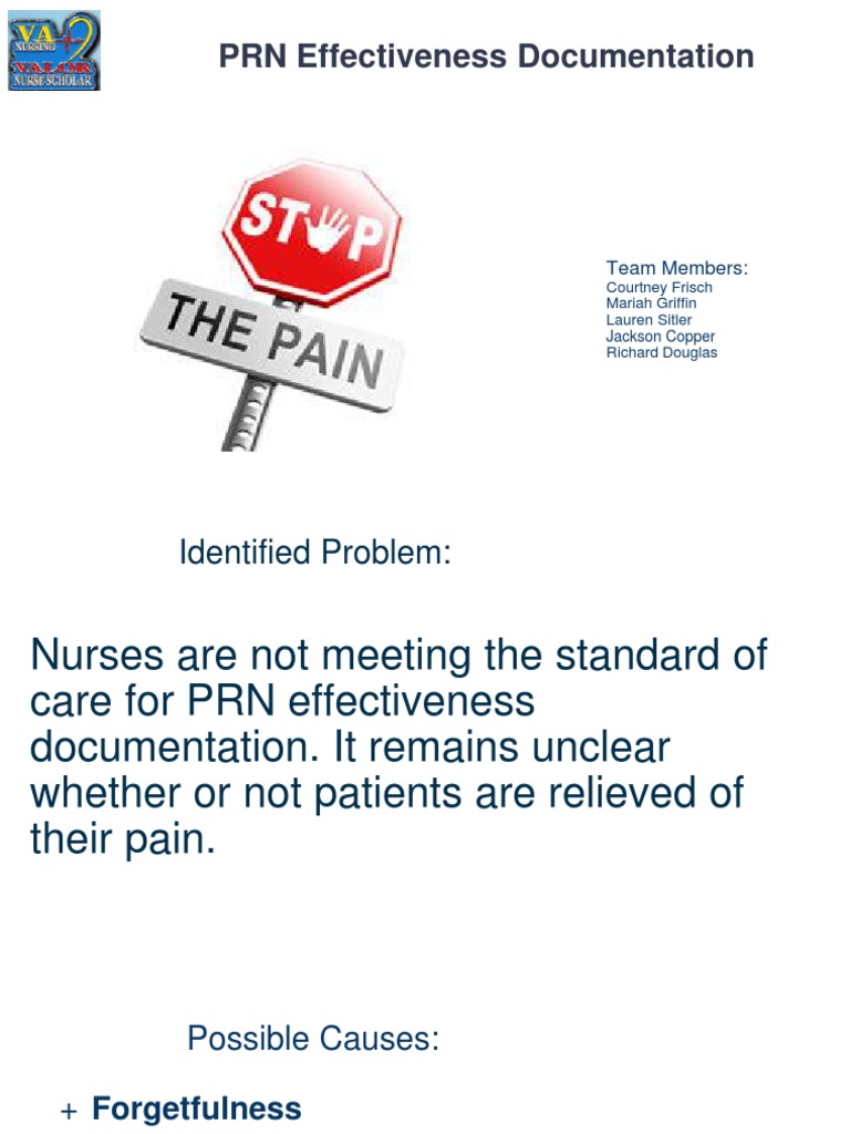 PRN Effectiveness Presentation PDF Veterans Health Administration