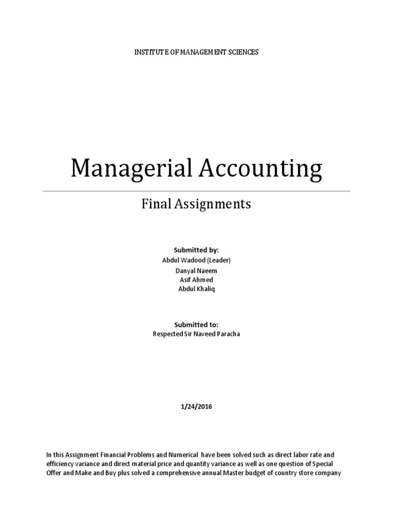 Final Assignment | PDF | Coefficient Of Variation | Interest
