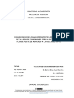 Consideraciones Sismorresistentes en El Diseño y Detallado de Conexiones Precalificadas Tipo Flange Plate PDF