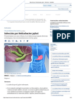 Infección Por Helicobacter Pylori