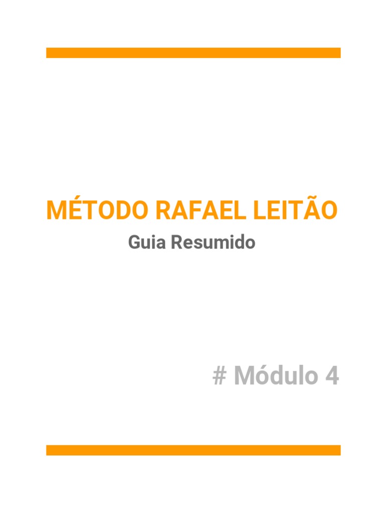 O Método Rafael Leitão  Curso com o método completo de