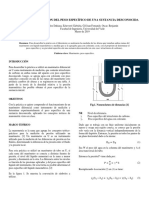 Peso de Sustancia Desconocida