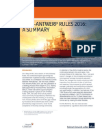 ARTICLE York Antwerp Rules 2016 A Summary July 2016 PDF