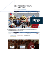 Acceso A La Biblioteca Virtual