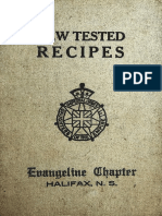 Tested Recipes from the Evangeline Chapter I.O.D.E. Cook Book December 1934