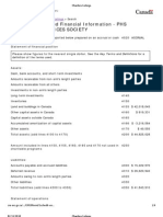 Canada Revenue Agency (CRA) 2009 Charities Listing Schedule 6 Detailed Financials for PHS Community Services Society, Vancouver, BC