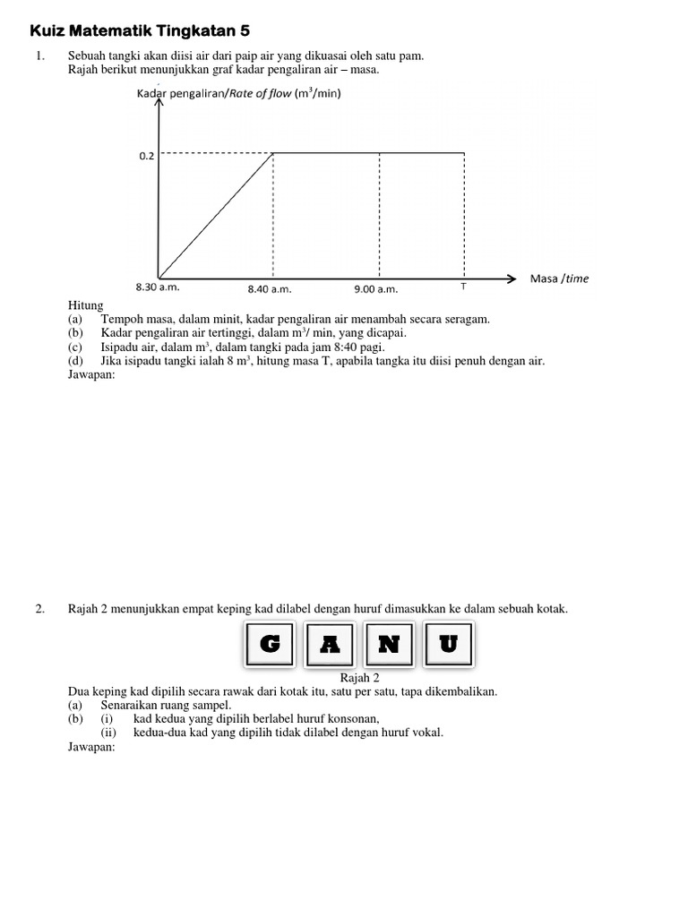 Kuiz Matematik Tingkatan 5 Bab 6 7 Pdf