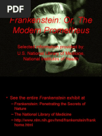 Frankenstein: Or, The Modern Prometheus