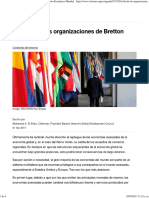 ¿El Fin de Las Organizaciones de Bretton Woods - Foro Económico Mundial PDF