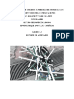 Reporte de Antena Wifi Casera