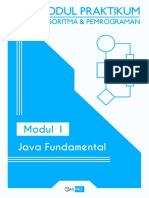 MODUL 1 (Java Fundamental) PDF