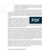 El constructivismo es un movimiento pedagógico contemporáneo que se opone a concebir el aprendizaje como receptivo y pasivo.docx