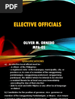 Ellective Officials: Oliver M. Ornedo Mpa-Os