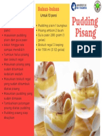 Flyer - Pudding Pisang