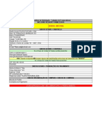 Formulario de Cadastro de Fornecedores - SAP